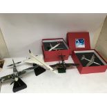 Included are 5 large scale model aircraft all boxed.