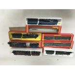 Included are 7 boxed Hornby OO gauge locomotives.