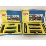 Included are 2 hornby Dublo oo gauge sets.