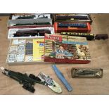 Included are 3 OO gauge locomotives, a Triang arkitex kit and some Diecast toys, including a dinky