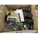 Included is a large box containing a large number of diecast model cars.