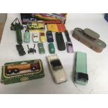 Included is a collection of model Diecast vehicles and assorted toys, including a spot on lorry