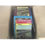 Included are 6 large boxes of books, mainly railway related but also football.