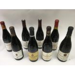 Eight bottles of Chateauneauf du Pape, various vin