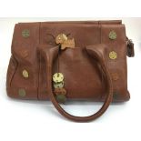 A Radley, soft brown leather handbag