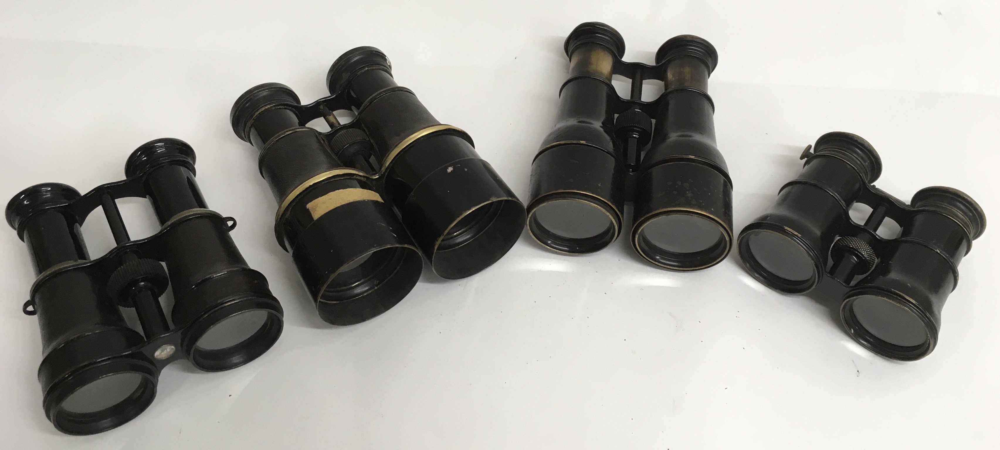 Four pairs of vintage binoculars including one pai - Image 2 of 2