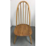 An Ercol, lightwood Windsor chair