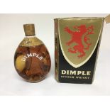 A bottle of Vintage Dimple, Scotch Whisky Cirica 1