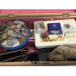 A collection of coinage including Victorian and ba