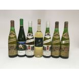 A group of 7 bottles of German wine - NO RESERVE