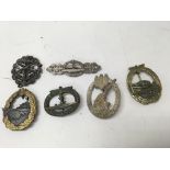A collection of German WW2 naval interest medals,