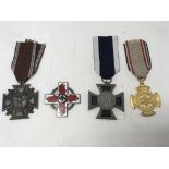 A group of various German WW2 medals including an