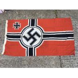 A genuine German WW2 U boat flag bearing Occupied