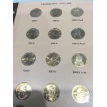 A Sacagawea Dollar Proof Coin set complete from 2000-P 2015-S Complete.