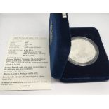 A Silver 2007 Proof American silver (9.99%) dollar in a fitted box West Point Mint. Designed by