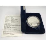 A Silver 2008 Proof American silver (9.99%) dollar in a fitted box West Point Mint. Designed by