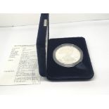 A Silver 2003 Proof American silver (9.99%) dollar in a fitted box West Point Mint. Designed by