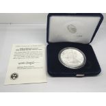 A Silver 2016 Proof American silver (9.99%) dollar in a fitted box West Point Mint. Designed by