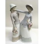 A large Lladro figure group 'The Encounter', boxed