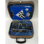 A cased Corton clarinet