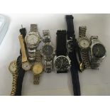 A collection of pre-owned watches mainly quartz mo