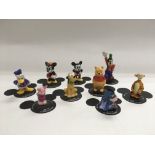 A collection of rare Disney figures, originally av