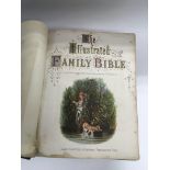 A large illustrated Victorian bible published by J