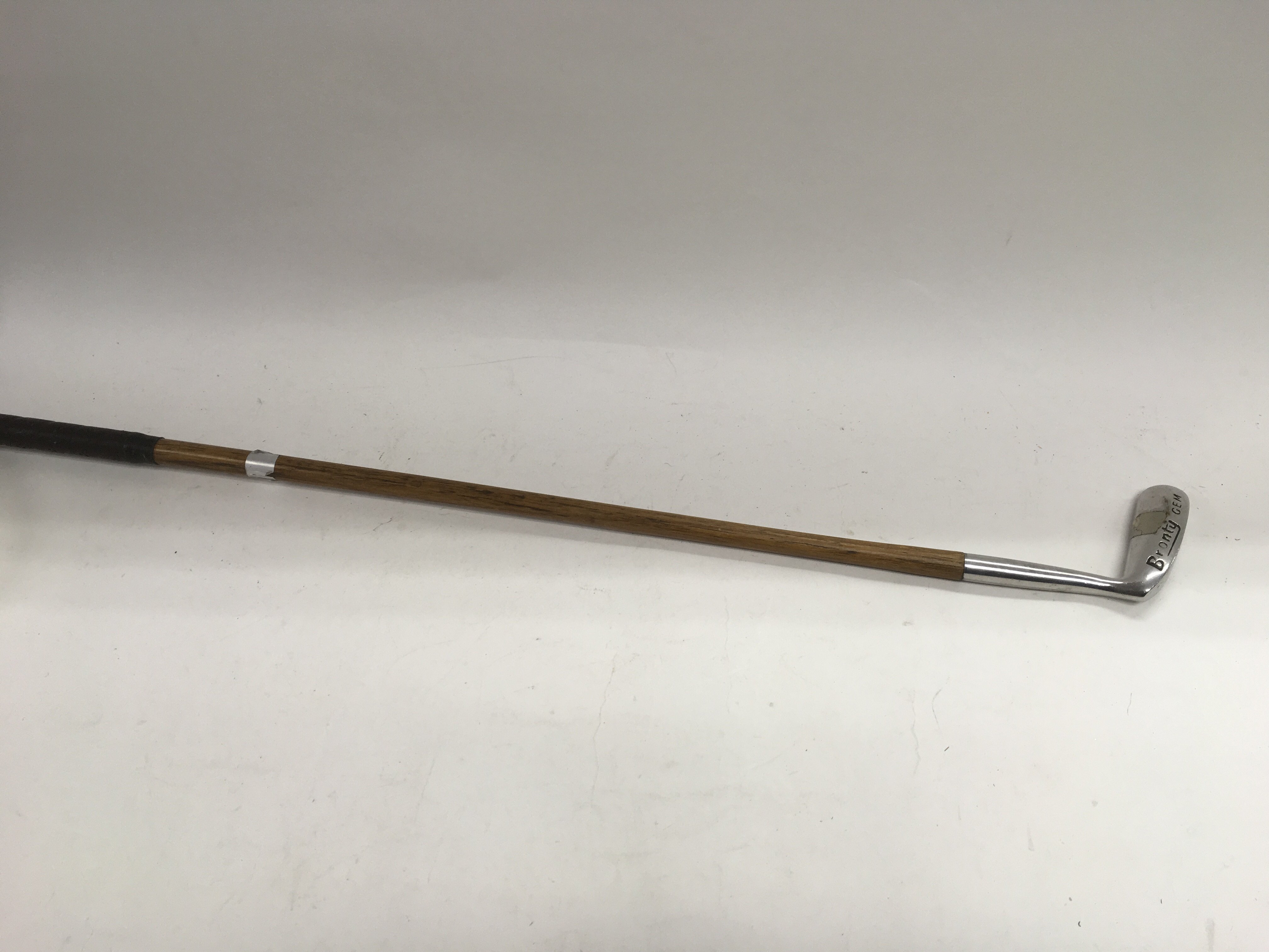 A Bronty Gem hickory stick golf club - NO RESERVE