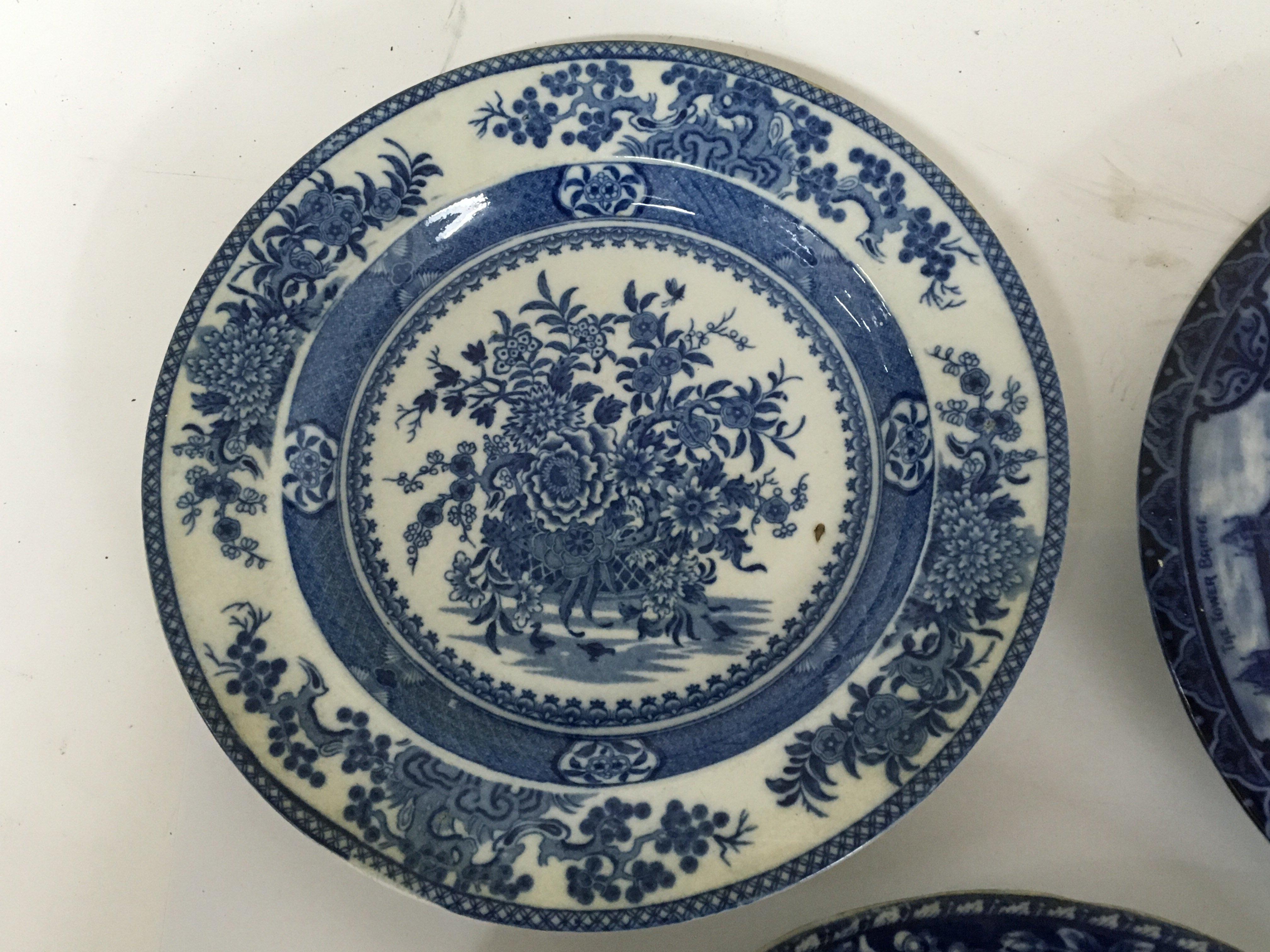 Three quality 19th century English blue and white - Image 3 of 7