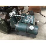 A Villiers static engine petrol water pump.