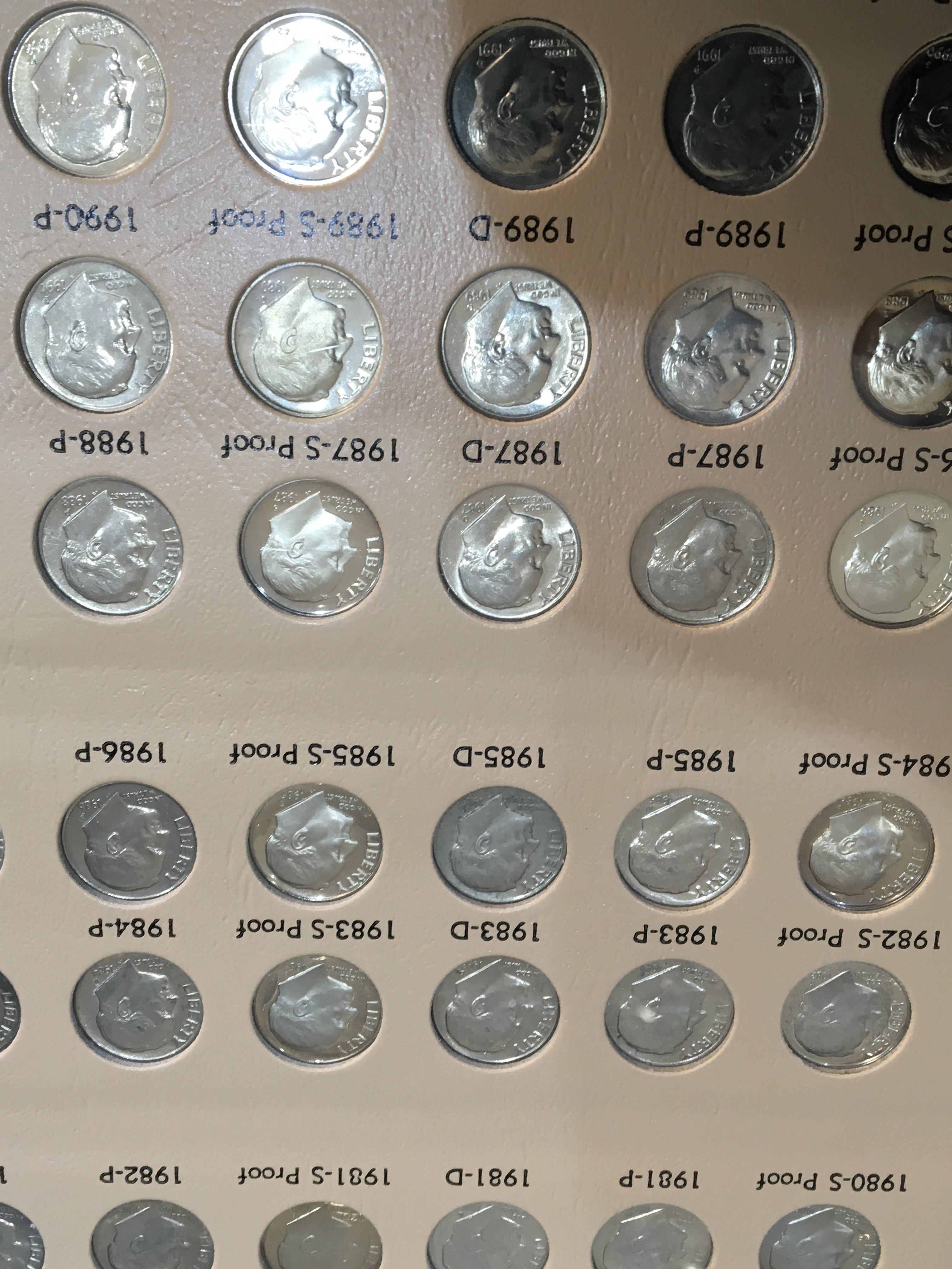 A Complete set of Roosevelt Dimes 1946-2016 Includ - Image 4 of 4