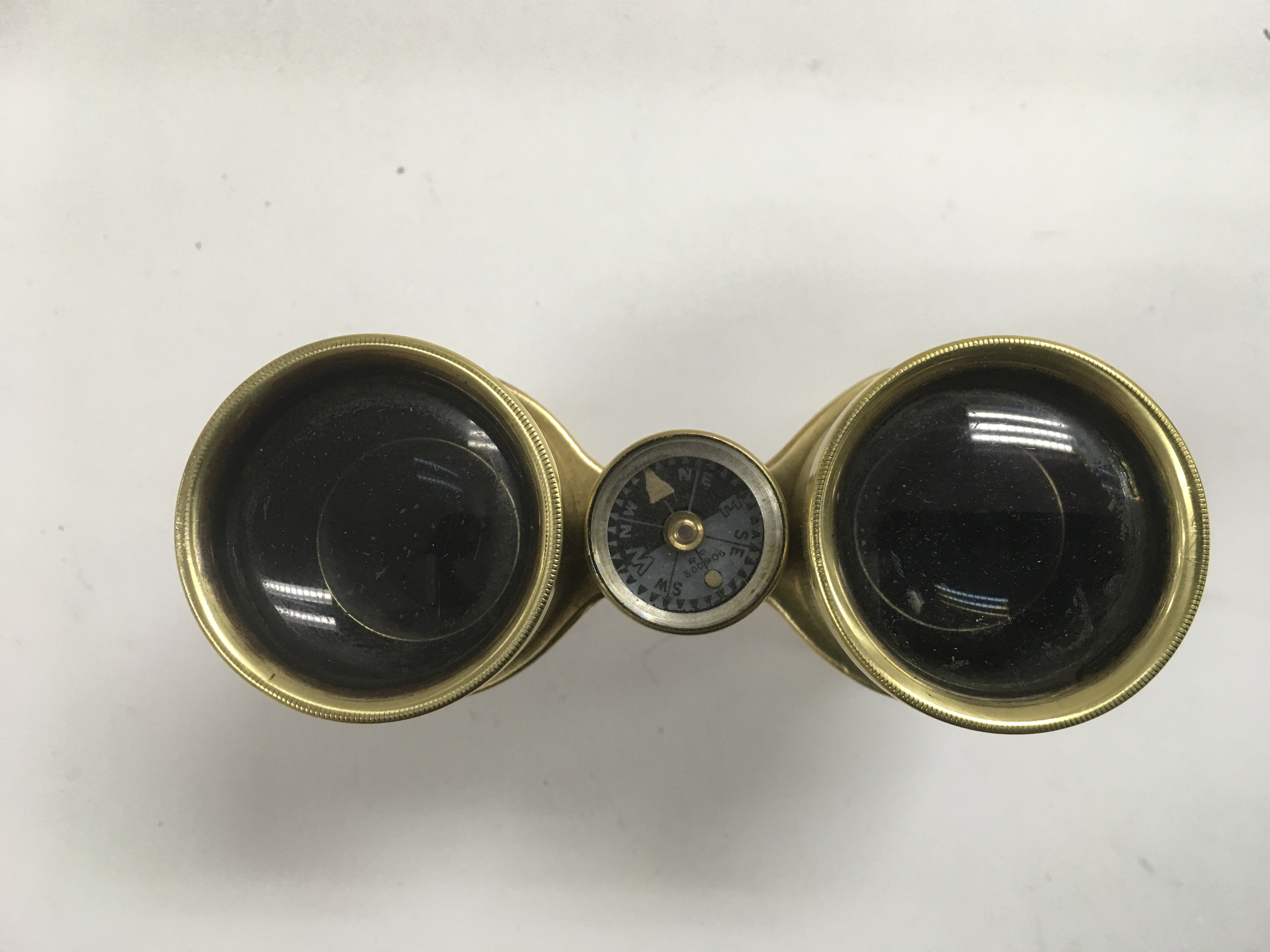 A cased pair of gilded tortoiseshell opera glasses - Image 2 of 2