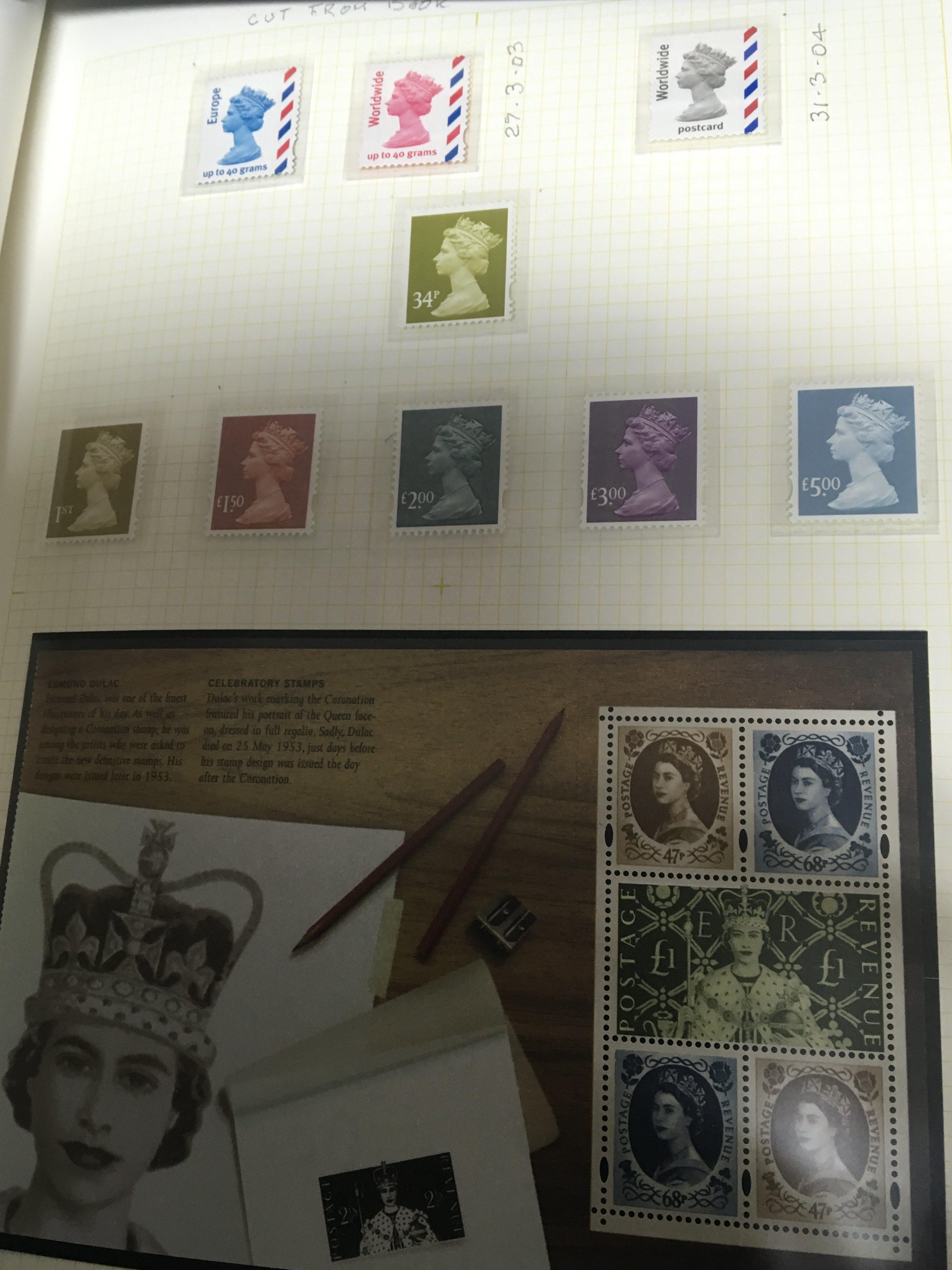 A collection of four stamp albums including QEII C - Image 3 of 4