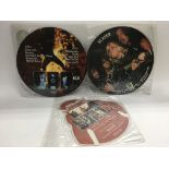Three heavy rock picture discs by Metallica, Slaye