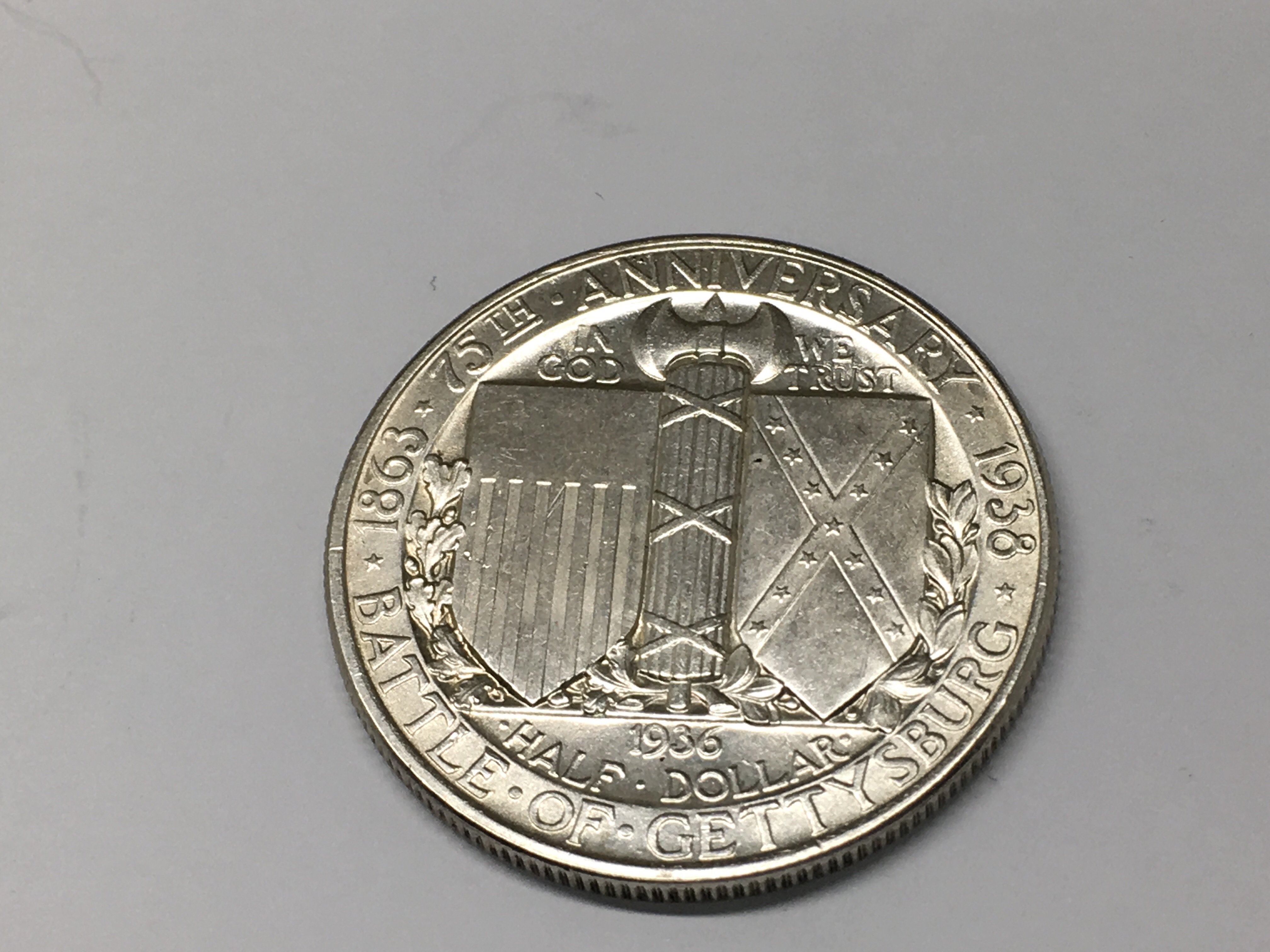 A Rare American commemorative dollar coin. The Bat - Image 2 of 2