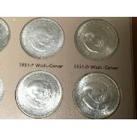 A Collection of American Half Dollars. Booker T Wa