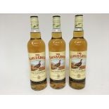 Three bottles of The Famous Grouse Finest Scotch W
