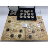 A collection of commemorative proof coins of royal