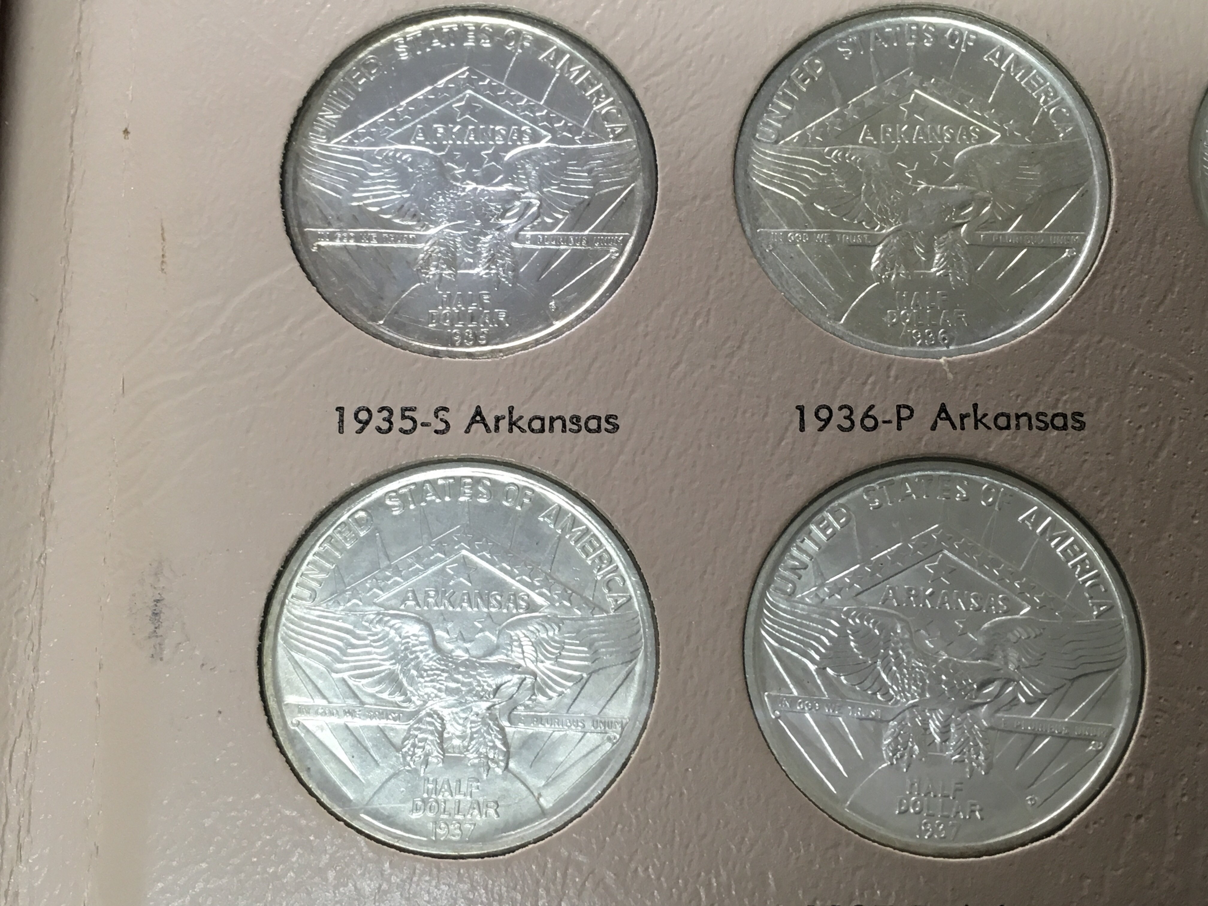 A set of American commemorative half dollars Arkan - Image 2 of 8