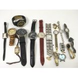 A bag of mixed watches