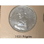 A 1921 American Commemorative half dollar the 1921