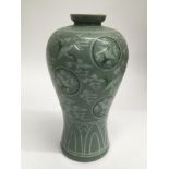 A Mei Ping vase, possibly late Republic, decorated