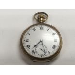 A gold plated pocket watch - NO RESERVE