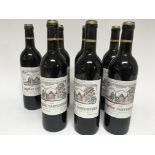 Seven bottles of wine Chateau Cantemerle 1979 Gran