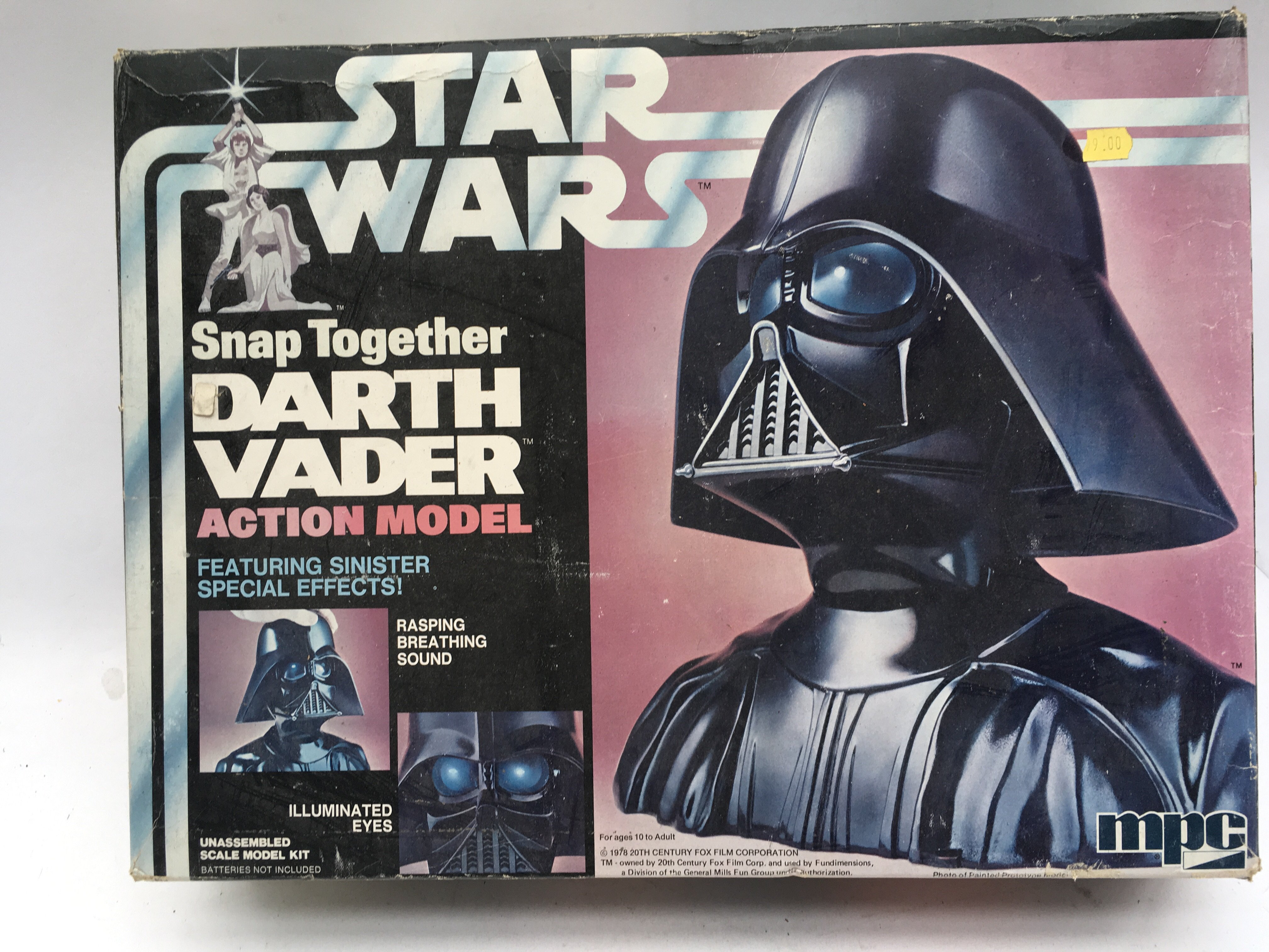 Star Wars , vintage, snap together Darth Vader act