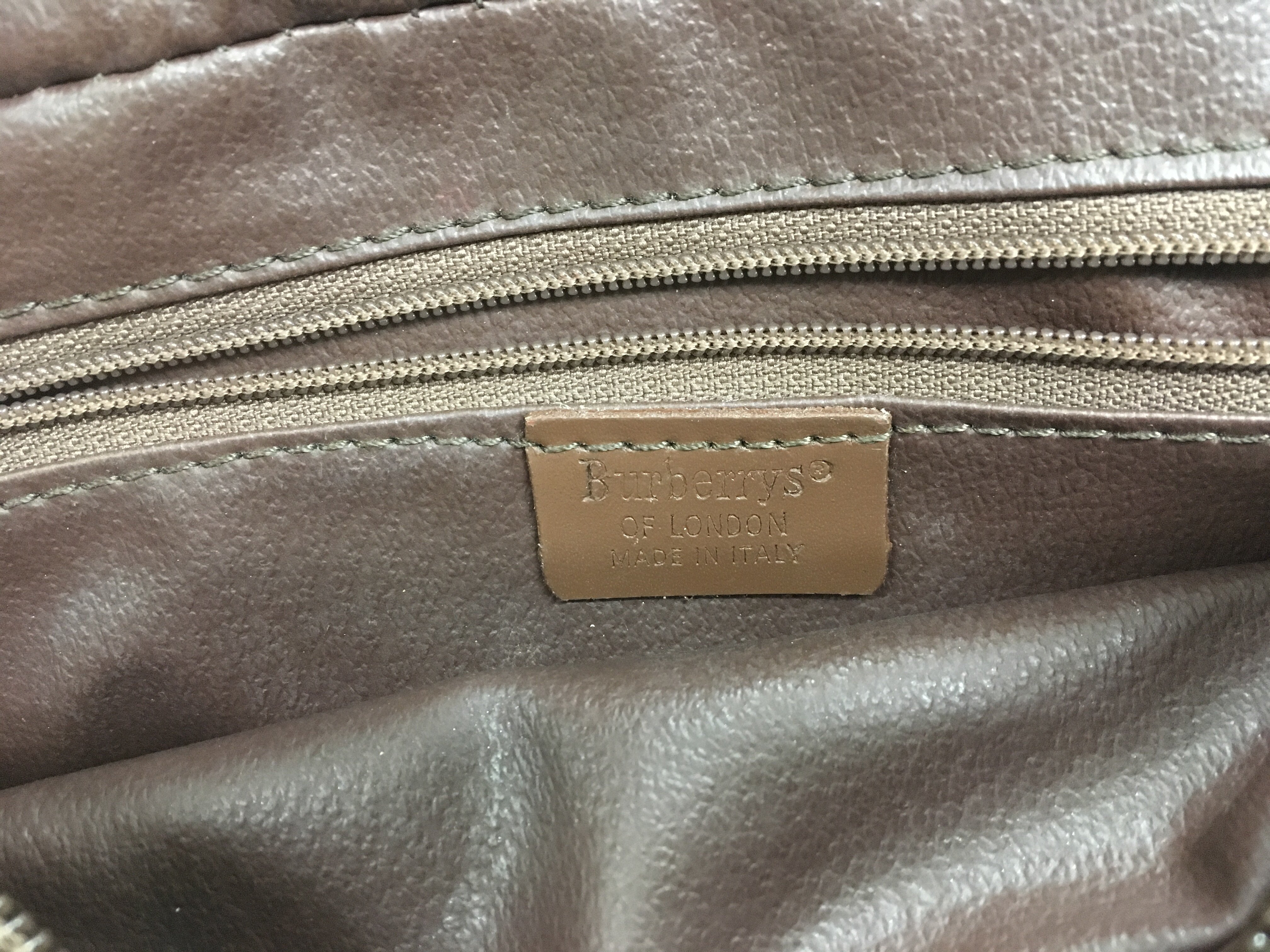 A Burberry style bag. - Image 2 of 2