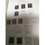A Stamp album containing British stamps from 1840