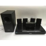 A boxed Panasonic BT230 blu ray surround sound sys