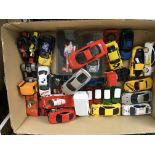 Scalextric, loose cars and a few model kits , all
