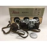A Leica No.533285 camera and accessories.